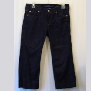 7 For All Mankind Crop Dojo 27 Jeans  Capri